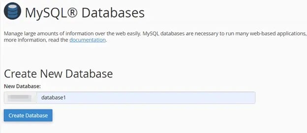 ایجاد دیتابیس جدید